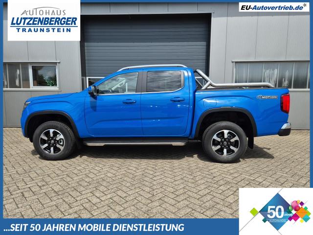Volkswagen Amarok - Style DoKa 3.0 TDI 240PS 4x4 Automatik Trittbrett Chrompaket Navi Lenkradheizung Frontscheibe beheizb. Sitzheizung AHK Rückf.Kamera ACC Klimaautomatik PDC v+h Apple Carplay Android Auto 2xKeyless 18"LM