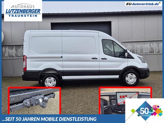 Ford Transit - L2H2 2.0 EcoBlue 165PS Trend Heckantrieb 3,5t 2-Sitzer AHK Sitzheizung Lenkradheizung Frontscheibe beheizb. Klimaautomatik PDC v+h Rückf.Kamera Bluetooth DAB Apple CarPlay Android Auto Tempomat Ganzj.Reifen