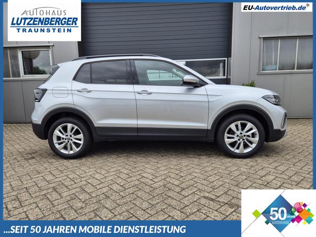 Volkswagen T-Cross - 1.0 TSI 116PS DSG Life LED-Matrix-Scheinwerfer Klimaautomatik Sitzheizung PDC Rückf.Kamera 17-LM abged.Scheiben 2xKeyless DAB+ Bluetooth Touchscreen Apple CarPlay Android Auto
