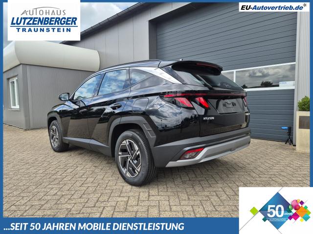 Hyundai TUCSON - 1.6 T-GDI 160PS Sitzheizung Lenkradheizung Klimaautomatik Navi 12,3"-Touchscreen DAB+ wireless Apple CarPlay + Android Auto PDC v+h Rückf.Kamera 2xKeyless 17-LM