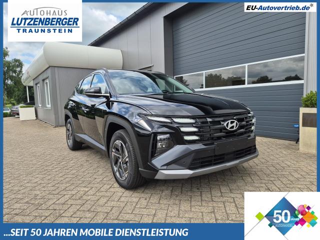 Hyundai TUCSON - 1.6 T-GDI 160PS Sitzheizung Lenkradheizung Klimaautomatik Navi 12,3"-Touchscreen DAB+ wireless Apple CarPlay + Android Auto PDC v+h Rückf.Kamera 2xKeyless 17-LM