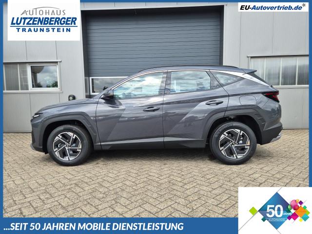 Hyundai TUCSON - 1.6 T-GDI 160PS Sitzheizung Lenkradheizung Klimaautomatik Navi 12,3"-Touchscreen DAB+ wireless Apple CarPlay + Android Auto PDC v+h Rückf.Kamera 2xKeyless 17-LM
