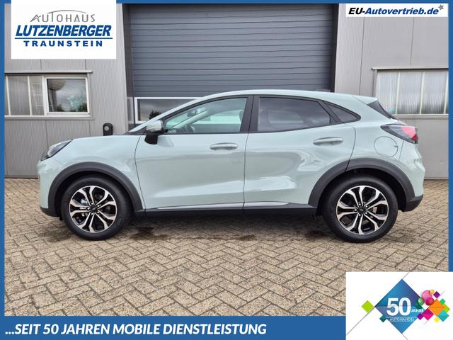 Ford Puma - Titanium 1.0 EcoBoost Hybrid 125PS Klimaautomatik Sitzheizung Lenkradheizung Frontscheibe beheizb. LED-Scheinwerfer Ford-Navi SYNC4 Bluetooth Apple CarPlay Android Auto PDC v+h 17-LM