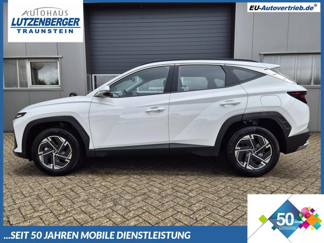 Hyundai TUCSON - 1.6 T-GDI 160PS Sitzheizung Lenkradheizung Klimaautomatik Navi 12,3"-Touchscreen DAB+ wireless Apple CarPlay + Android Auto PDC v+h Rückf.Kamera 2xKeyless 17-LM