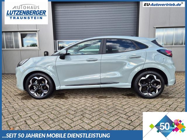 Ford Puma - ST-Line X 1.0 EcoBoost Hybrid 125PS Automatik NEUES MODELL 360°Kamera AbstandsTempomat el.Heckklappe Premium Leder (Sensico) B+O-Sound Klimaautomatik Sitzheizung Lenkradheizung Frontscheibe beheizb. Ford-Navi SYNC4 Bluetooth Apple CarPlay Android A