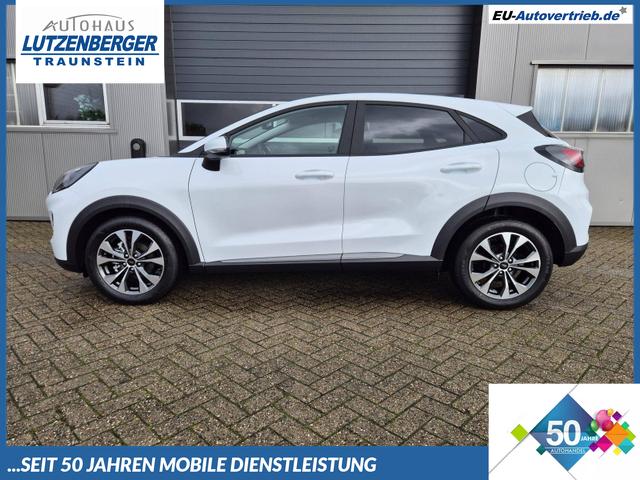Ford Puma - Titanium 1.0 EcoBoost Hybrid 125PS Automatik Klimaautomatik Sitzheizung Lenkradheizung Frontscheibe beheizb. LED-Scheinwerfer Ford-Navi SYNC4 Bluetooth Apple CarPlay Android Auto PDC 17-LM
