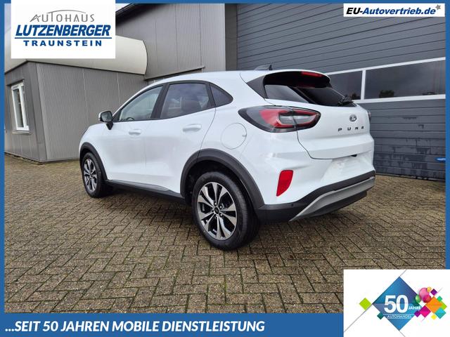 Ford Puma - Titanium 1.0 EcoBoost Hybrid 125PS Automatik Klimaautomatik Sitzheizung Lenkradheizung Frontscheibe beheizb. LED-Scheinwerfer Ford-Navi SYNC4 Bluetooth Apple CarPlay Android Auto PDC 17-LM