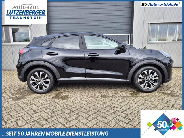 Ford Puma - Titanium 1.0 EcoBoost Hybrid 125PS Automatik Klimaautomatik Sitzheizung Lenkradheizung Frontscheibe beheizb. LED-Scheinwerfer Ford-Navi SYNC4 Bluetooth Apple CarPlay Android Auto PDC 17-LM