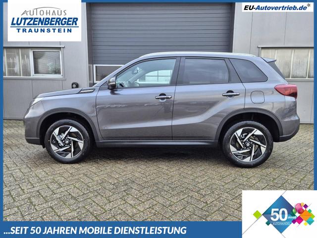 Suzuki Vitara - Comfort+ 110PS Automatik MHEV 4x4 ALLGRIP 1.4 Boosterjet Allrad Teilleder Navi Klimaautomatik Sitzheizung ACC PDC v+h Rückf.Kamera Suzuki-Radio Apple CarPlay Android Auto Touchscreen 2xKeyless 17-LM