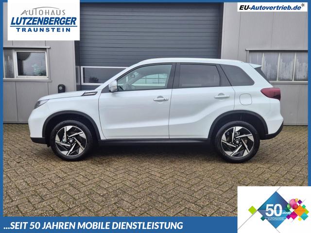 Suzuki Vitara - Comfort+ 110PS Automatik MHEV 4x4 ALLGRIP 1.4 Boosterjet Allrad Teilleder Navi Klimaautomatik Sitzheizung ACC PDC v+h Rückf.Kamera Suzuki-Radio Apple CarPlay Android Auto Touchscreen 2xKeyless 17-LM