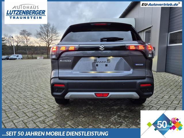 Suzuki S-Cross - Comfort+ 110PS Automatik MHEV 4x4 ALLGRIP 1.4 Boosterjet Allrad Teilleder Navi Klimaautomatik Sitzheizung ACC PDC v+h 4x Kamera Suzuki-Radio Apple CarPlay Android Auto Touchscreen 2xKeyless 17-LM