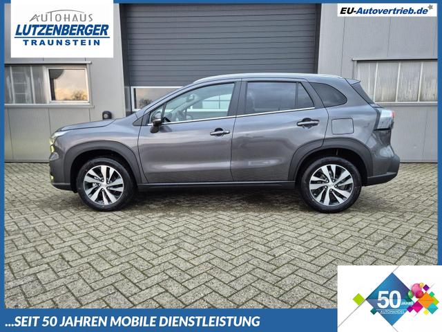 Suzuki S-Cross - Comfort+ 110PS Automatik MHEV 4x4 ALLGRIP 1.4 Boosterjet Allrad Teilleder Navi Klimaautomatik Sitzheizung ACC PDC v+h 4x Kamera Suzuki-Radio Apple CarPlay Android Auto Touchscreen 2xKeyless 17-LM
