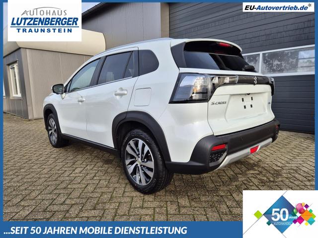 Suzuki S-Cross - Comfort+ 110PS Automatik MHEV 4x4 ALLGRIP 1.4 Boosterjet Allrad Teilleder Navi Klimaautomatik Sitzheizung ACC PDC v+h 4x Kamera Suzuki-Radio Apple CarPlay Android Auto Touchscreen 2xKeyless 17-LM