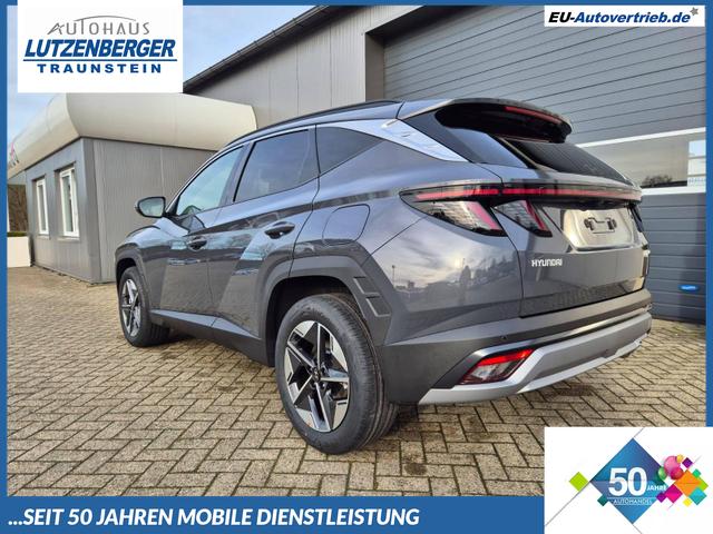 Hyundai TUCSON - Trend 1.6 T-GDI 150PS Automatik TZ 2026 Teil-Leder Sitzheizung v+h Lenkradheizung Klimaautomatik Navi Touchscreen DAB+ Apple CarPlay + Android Auto PDC R&uuml;ckf.-Kamera Matrix-LED-Scheinw.
