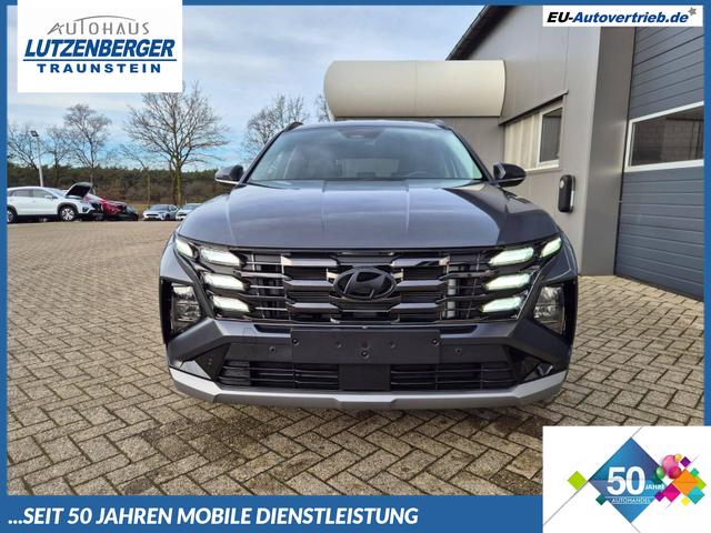 Hyundai TUCSON - Trend 1.6 T-GDI 150PS Automatik TZ 2026 Teil-Leder Sitzheizung v+h Lenkradheizung Klimaautomatik Navi Touchscreen DAB+ Apple CarPlay + Android Auto PDC R&uuml;ckf.-Kamera Matrix-LED-Scheinw.