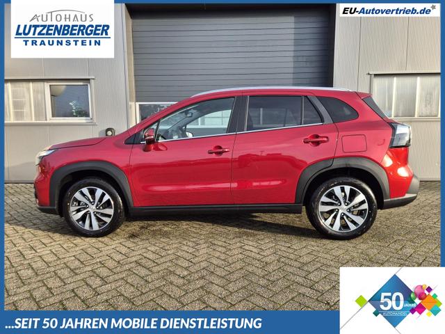 Suzuki S-Cross - Comfort+ 110PS Automatik MHEV 4x4 ALLGRIP 1.4 Boosterjet Teilleder Navi Klimaautomatik Sitzheizung ACC PDC v+h 4x Kamera Suzuki-Radio Apple CarPlay Android Auto Touchscreen 2xKeyless 17-LM