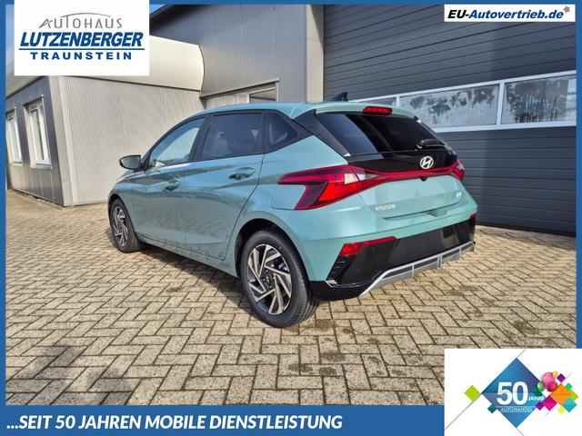 Hyundai i20 - 1.0 T-GDI 90PS Trend Automatik 5-t&uuml;rig Klimaautomatik Sitzheizung Lenkradheizung R&uuml;ckf.Kamera PDC Apple CarPlay Android Auto Tempomat Touchscreen 16"LM