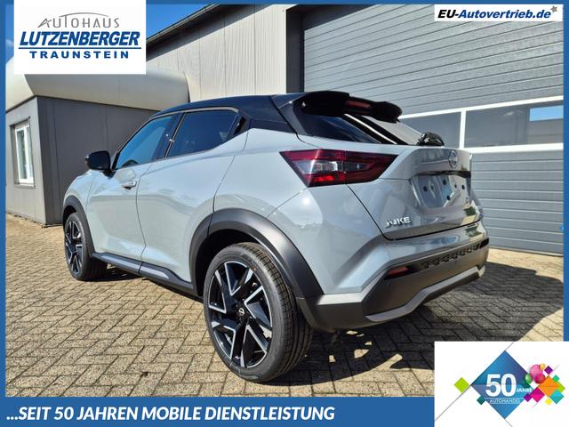 Nissan Juke - 1.0 DIG-T 114PS N-Design Automatik Teil-Leder Klimaautomatik Sitzheizung Lenkradheizung PDC v+h R&uuml;ckf.Kamera Navi 19"LM Bluetooth Touchscreen Apple CarPlay Android Auto