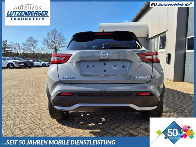 Nissan Juke - 1.0 DIG-T 114PS N-Design Automatik Teil-Leder Klimaautomatik Sitzheizung Lenkradheizung PDC v+h R&uuml;ckf.Kamera Navi 19"LM Bluetooth Touchscreen Apple CarPlay Android Auto