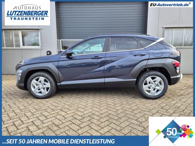Hyundai KONA - Trend 1.6 T-GDI 150PS Automatik Voll-LED-Scheinw. Sitzheizung Lenkradheizung ACC Klimaautomatik Navi Touchscreen DAB+ Apple CarPlay + Android Auto PDC v+h R&uuml;ckf.Kamera 2xKeyless 17-LM