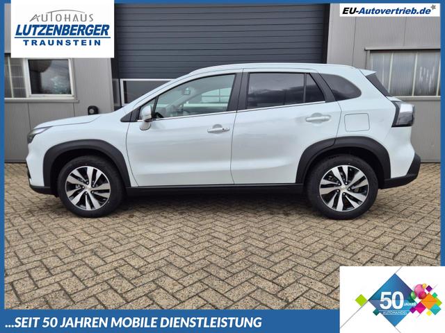 Suzuki S-Cross - Comfort+ 110PS Automatik MHEV 1.4 Boosterjet Teilleder Navi Klimaautomatik Sitzheizung ACC PDC v+h 4x Kamera Suzuki-Radio Apple CarPlay Android Auto Touchscreen 2xKeyless 17-LM