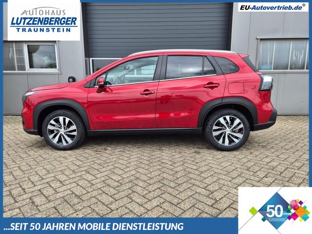 Suzuki S-Cross - Comfort+ 110PS Automatik MHEV 1.4 Boosterjet Teilleder Navi Klimaautomatik Sitzheizung ACC PDC v+h 4x Kamera Suzuki-Radio Apple CarPlay Android Auto Touchscreen 2xKeyless 17-LM
