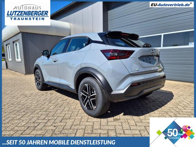 Nissan Juke - 1.0 DIG-T 114PS N-Connecta Sitzheizung Lenkradheizung Teil-Leder Klimaautomatik PDC v+h R&uuml;ckf.Kamera Bluetooth Touchscreen Apple CarPlay Android Auto 17"LM