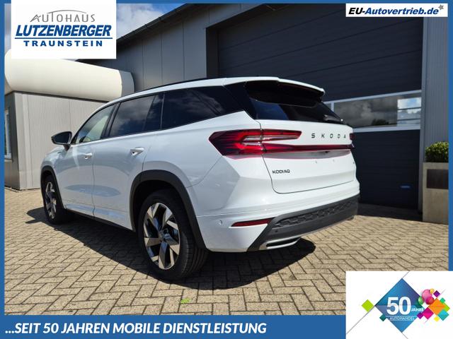 Skoda Kodiaq - Sportline 1.5 TSI 204PS PHEV DSG schwenkb. AHK elektr. PanoDach HUD Alcantara PDC v+h 360&deg;Kamera CANTON Sound Klimaautomatik Sitzheizung Lenkradheizung Navi Apple CarPlay Android Auto 2xKeyless 19"LM vollelektr. Reichweite 116KM