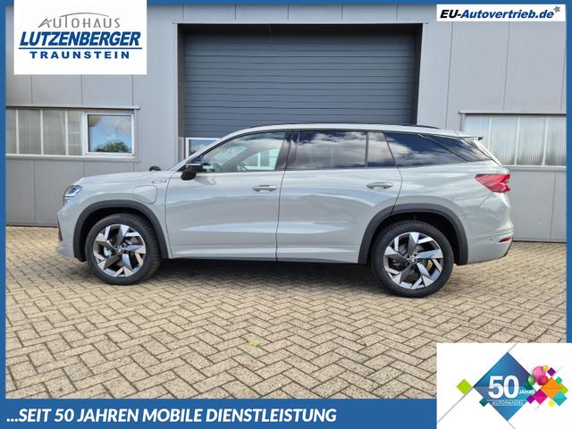 Skoda Kodiaq - Sportline 1.5 TSI 204PS PHEV DSG schwenkb. AHK elektr. PanoDach HUD Alcantara PDC v+h 360&deg;Kamera CANTON Sound Klimaautomatik Sitzheizung Lenkradheizung Navi Apple CarPlay Android Auto 2xKeyless 19"LM vollelektr. Reichweite 116KM