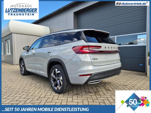Skoda Kodiaq - Sportline 1.5 TSI 204PS PHEV DSG schwenkb. AHK elektr. PanoDach HUD Alcantara PDC v+h 360&deg;Kamera CANTON Sound Klimaautomatik Sitzheizung Lenkradheizung Navi Apple CarPlay Android Auto 2xKeyless 19"LM vollelektr. Reichweite 116KM
