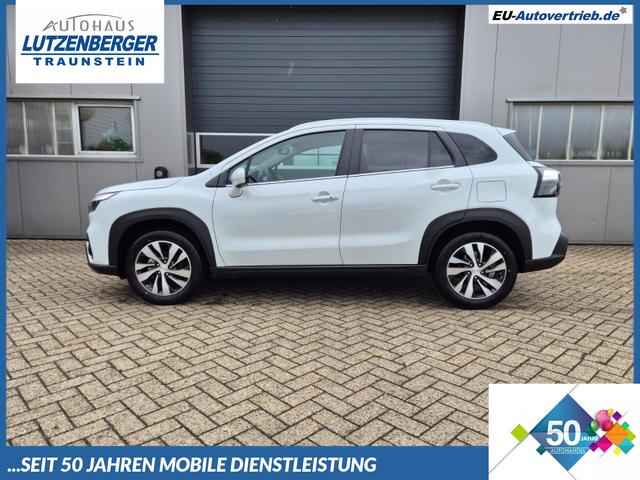 Suzuki S-Cross - Comfort+ 110PS MHEV 4x4 ALLGRIP 1.4 Boosterjet Teilleder Navi Klimaautomatik Sitzheizung ACC PDC v+h 4x Kamera Suzuki-Radio Apple CarPlay Android Auto Touchscreen 2xKeyless 17-LM