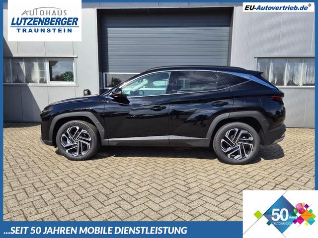 Hyundai TUCSON - Trend 1.6 T-GDI 288PS Automatik PHEV Krell-Sound Teill-Leder elektr. Heckklappe ACC Klimaautomatik Sitzheizung Lenkrandheizung Navi PDC v+h R&uuml;ckf.Kamera Apple CarPlay + Android Auto 2xKeyless 19-LM vollelektr. Reichweite 68KM