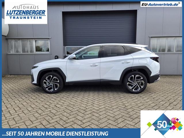 Hyundai TUCSON - Trend 1.6 T-GDI 288PS Automatik PHEV Krell-Sound Teill-Leder elektr. Heckklappe ACC Klimaautomatik Sitzheizung Lenkrandheizung Navi PDC v+h R&uuml;ckf.Kamera Apple CarPlay + Android Auto 2xKeyless 19-LM vollelektr. Reichweite 68KM