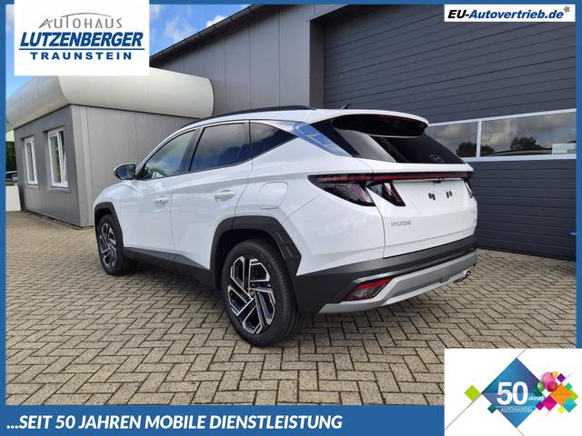 Hyundai TUCSON - Trend 1.6 T-GDI 288PS Automatik PHEV Krell-Sound Teill-Leder elektr. Heckklappe ACC Klimaautomatik Sitzheizung Lenkrandheizung Navi PDC v+h R&uuml;ckf.Kamera Apple CarPlay + Android Auto 2xKeyless 19-LM vollelektr. Reichweite 68KM