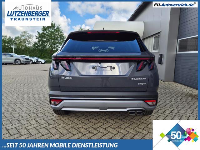 Hyundai TUCSON - Trend 1.6 T-GDI 288PS Automatik PHEV Krell-Sound Teill-Leder elektr. Heckklappe ACC Klimaautomatik Sitzheizung Lenkrandheizung Navi PDC v+h R&uuml;ckf.Kamera Apple CarPlay + Android Auto 2xKeyless 19-LM vollelektr. Reichweite 68KM