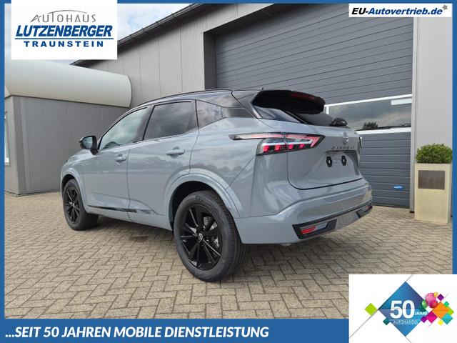 Nissan Qashqai - 1.3 DIG-T MHEV 158 PS X-Tronic N-Design PanoDach Teil-Leder Klimaautomatik Sitzheizung Lenkradheizung Navi ACC PDC v+h 360&deg;Kamera DAB Bluetooth Touchscreen Apple CarPlay Android Auto 19"Zoll