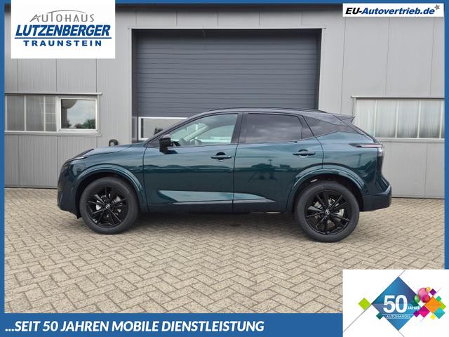 Nissan Qashqai - 1.3 DIG-T MHEV 158 PS X-Tronic N-Design Head-Up Display Teil-Leder Klimaautomatik Sitzheizung Lenkradheizung Navi elektr. Heckklappe ACC PDC v+h 360&deg;Kamera DAB Bluetooth Touchscreen Apple CarPlay Android Auto 19"Zoll
