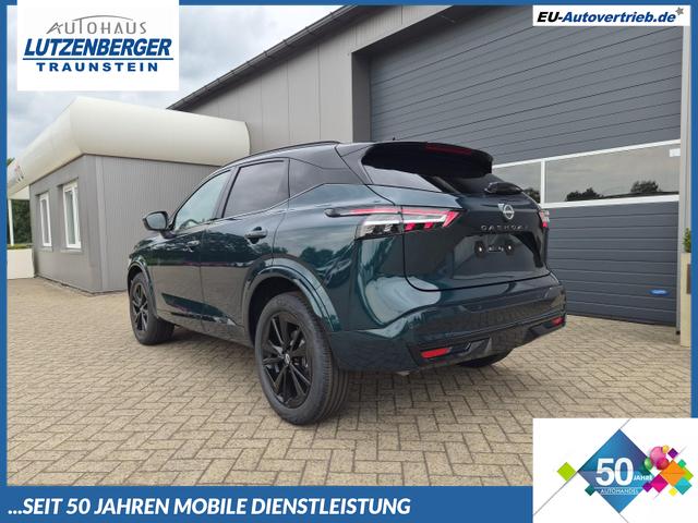 Nissan Qashqai - 1.3 DIG-T MHEV 158 PS X-Tronic N-Design Head-Up Display Teil-Leder Klimaautomatik Sitzheizung Lenkradheizung Navi elektr. Heckklappe ACC PDC v+h 360&deg;Kamera DAB Bluetooth Touchscreen Apple CarPlay Android Auto 19"Zoll