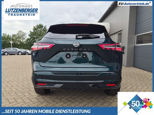 Nissan Qashqai - 1.3 DIG-T MHEV 158 PS X-Tronic N-Design Head-Up Display Teil-Leder Klimaautomatik Sitzheizung Lenkradheizung Navi elektr. Heckklappe ACC PDC v+h 360&deg;Kamera DAB Bluetooth Touchscreen Apple CarPlay Android Auto 19"Zoll