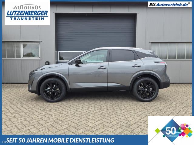 Nissan Qashqai - 1.3 DIG-T MHEV 158 PS X-Tronic Tekna Voll-Leder Klimaautomatik PanoGlasdach Sitzheizung Lenkradheizung Navi Head-Up Display elektr. Heckklappe ACC PDC v+h 360&deg;Kamera DAB Bluetooth Touchscreen Apple CarPlay Android Auto 19"LM