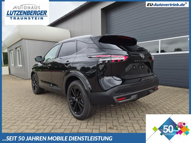 Nissan Qashqai - 1.3 DIG-T MHEV 158 PS X-Tronic Tekna Voll-Leder Klimaautomatik PanoGlasdach Sitzheizung Lenkradheizung Navi Head-Up Display elektr. Heckklappe ACC PDC v+h 360&deg;Kamera DAB Bluetooth Touchscreen Apple CarPlay Android Auto 19"LM