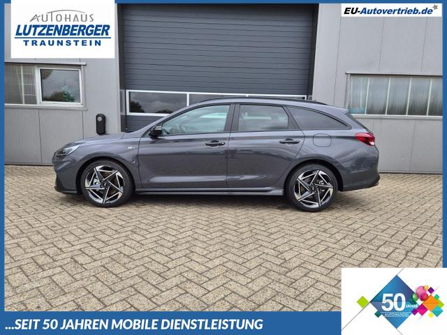 Hyundai i30 Kombi - 1.6 T-GDI 150PS Automatik N-Line Sitzheizung Lenkradheizung Klimaautomatik Navi 10,3"-Touchscreen Bluelink Apple CarPlay + Android Auto PDC v+h R&uuml;ckf.Kamera 18-LM