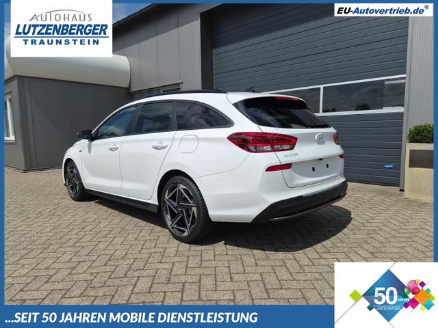 Hyundai i30 Kombi - 1.6 T-GDI 150PS Automatik N-Line Sitzheizung Lenkradheizung Klimaautomatik Navi 10,3"-Touchscreen Bluelink Apple CarPlay + Android Auto PDC v+h R&uuml;ckf.Kamera 18-LM