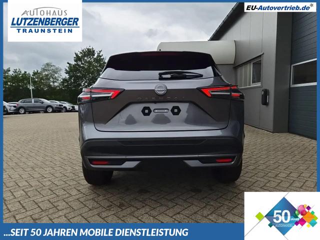 Nissan Qashqai - 1.3 DIG-T MHEV 158 PS X-Tronic N-Connecta Teil-Leder PanoGlasdach Klimaautomatik Sitzheizung Lenkradheizung Navi ACC PDC v+h 360&deg;Kamera DAB Bluetooth Touchscreen Apple CarPlay Android Auto 18"LM