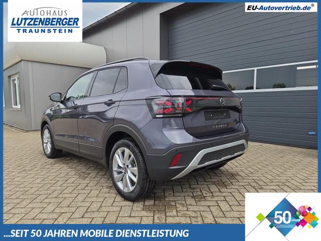 Volkswagen T-Cross - 1.0 TSI 116PS DSG Life AHK (abnehmbar) IQ.LIGHT-LED-Matrix Sitzheizung R&uuml;ckf.Kamera Klimaautomatik Abstandstempomat Apple CarPlay Android Auto