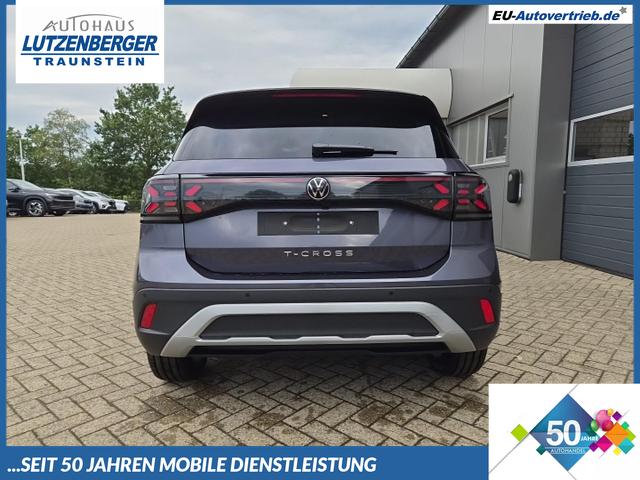 Volkswagen T-Cross - 1.0 TSI 116PS DSG Life AHK (abnehmbar) IQ.LIGHT-LED-Matrix Sitzheizung R&uuml;ckf.Kamera Klimaautomatik Abstandstempomat Apple CarPlay Android Auto