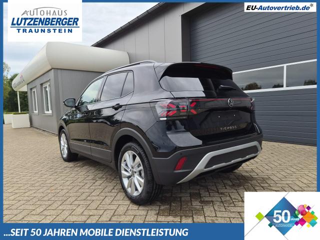 Volkswagen T-Cross - 1.0 TSI 116PS DSG Life AHK (abnehmbar) IQ.LIGHT-LED-Matrix Sitzheizung R&uuml;ckf.Kamera Klimaautomatik Abstandstempomat Apple CarPlay Android Auto