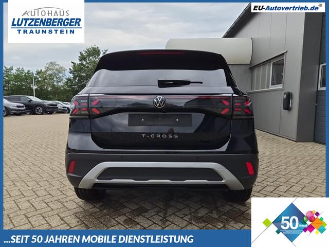 Volkswagen T-Cross - 1.0 TSI 116PS DSG Life AHK (abnehmbar) IQ.LIGHT-LED-Matrix Sitzheizung R&uuml;ckf.Kamera Klimaautomatik Abstandstempomat Apple CarPlay Android Auto