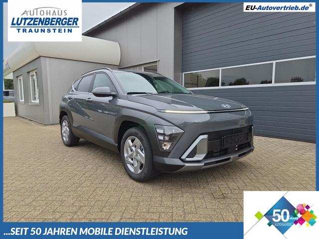 Hyundai KONA - Trend 1.6 T-GDI 150PS Automatik Voll-LED-Scheinw. Sitzheizung Lenkradheizung ACC Klimaautomatik Navi Touchscreen DAB+ Apple CarPlay + Android Auto PDC v+h R&uuml;ckf.Kamera 2xKeyless 17-LM