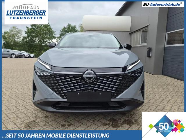 Nissan Qashqai - 1.3 DIG-T MHEV 158 PS X-Tronic N-Connecta Teil-Leder PanoGlasdach Klimaautomatik Sitzheizung Lenkradheizung Navi ACC PDC v+h 360&deg;Kamera DAB Bluetooth Touchscreen Apple CarPlay Android Auto 18"LM